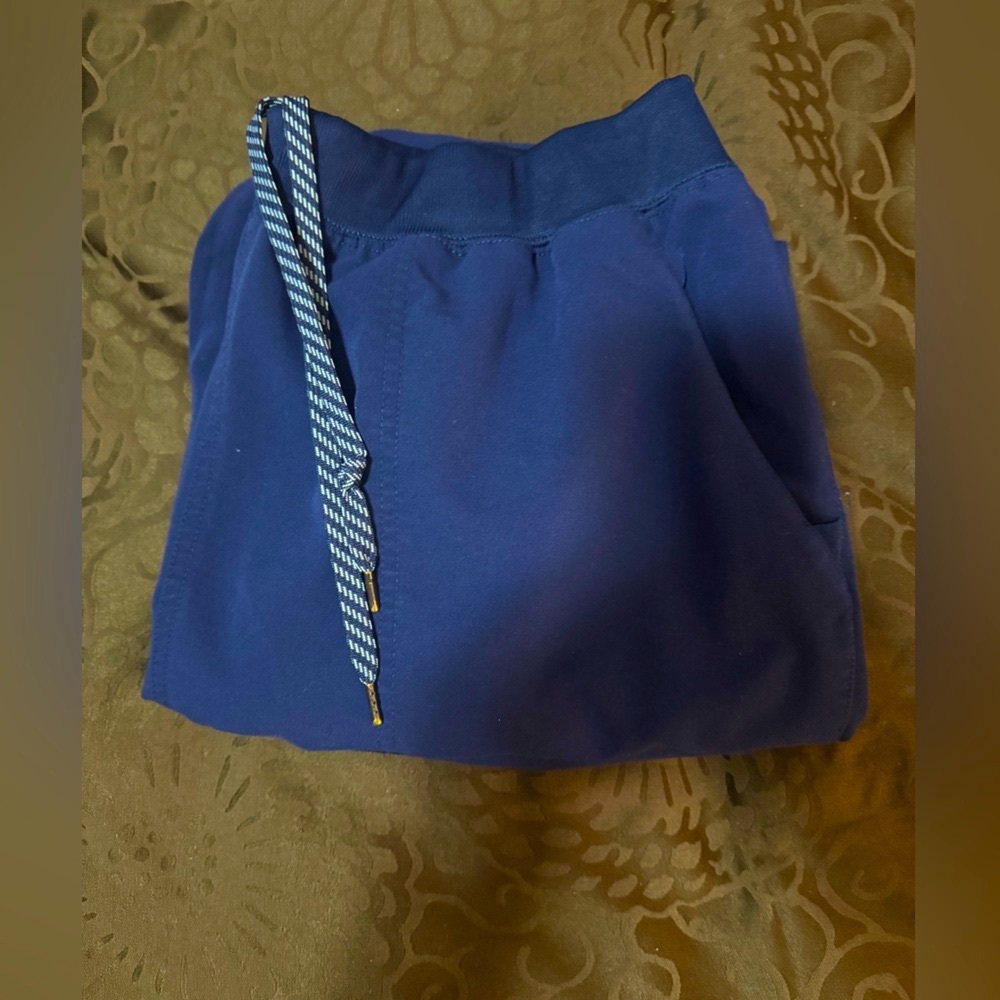 Men's Jaanu Blue Jogger Scrub Pants 1X - Picture 2 of 5